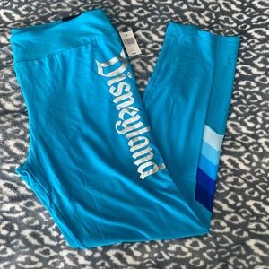 NWT Disneyland blue leggings